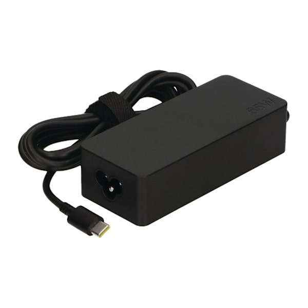 Lenovo AC-adapter USB-C, 65W, 3S - Svart