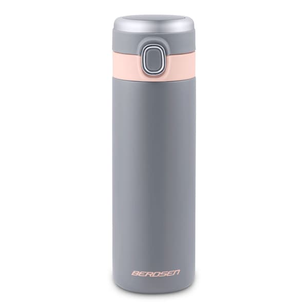 Vakuumisoleret termokande 450 ml BD-786 grå