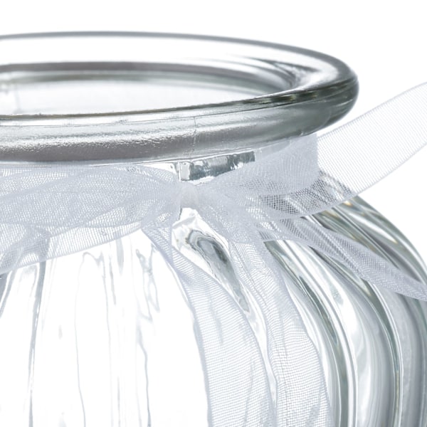 Transparent vindljus uppsättning om 12