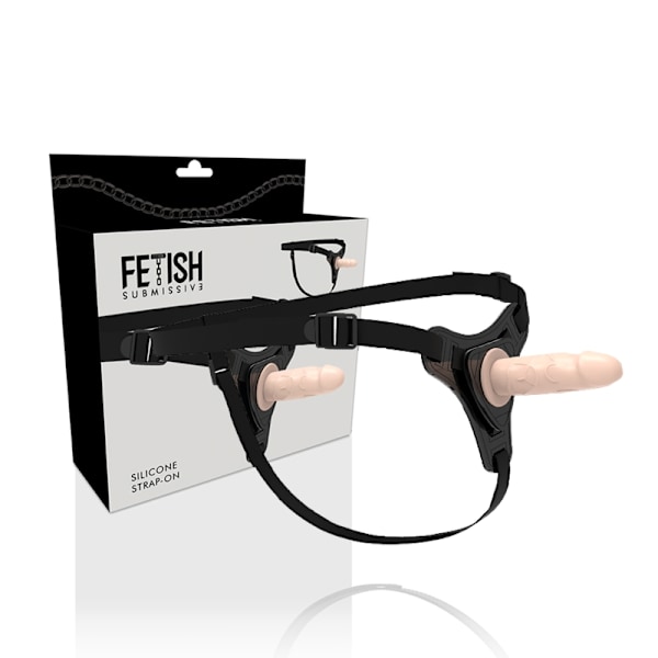 Fetish Submissive Harness - Flesh Realistic Silikone 12,5 Cm