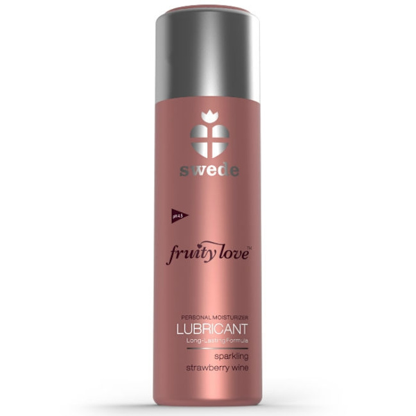 Swede - Fruity Love Lubricant Mousserende Jordbærvin 50 Ml