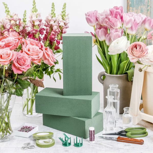 Wet Floral Foam, förpackning om 3