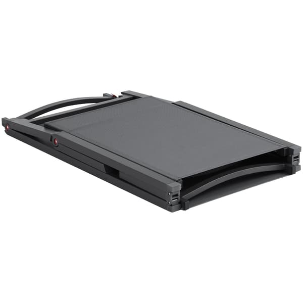 Udendørs chaiselongstol – aluminium, foldbar, mørkegrå med 5 positioner
