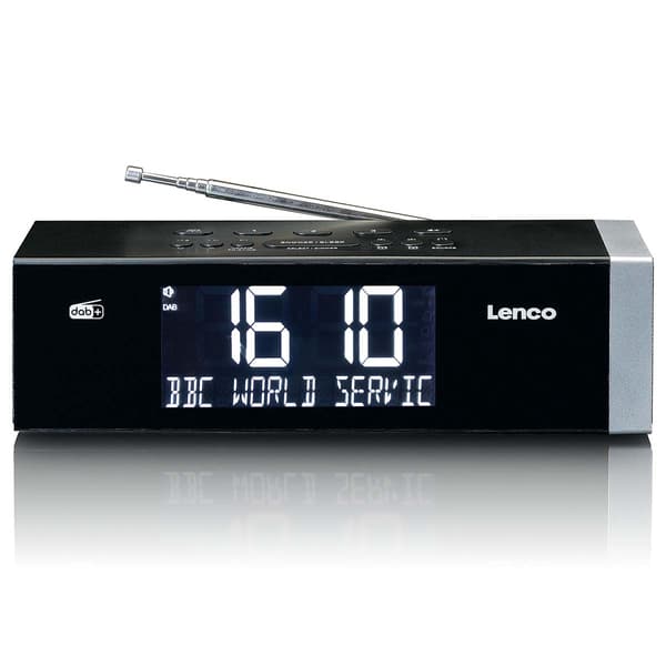 DAB+ FM Bluetooth-klockradio med USB-laddning