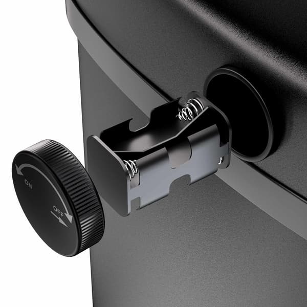 58L Sensorbeholder i rustfrit stål – Sort, automatisk låg, USB-drevet