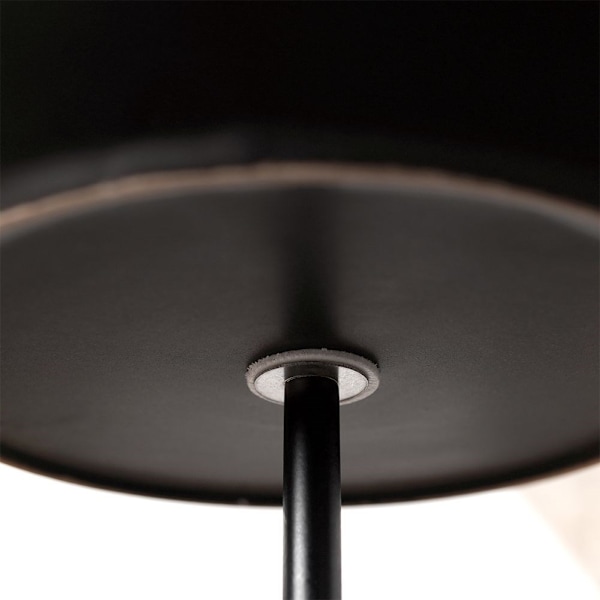 Elegant tre-lags kagebakke i sort porcelæn