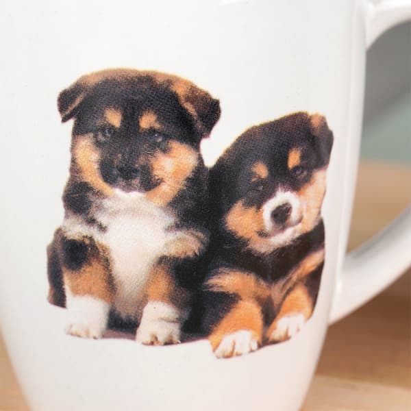 Keramiske krus hunde 220 ml 3 stk.