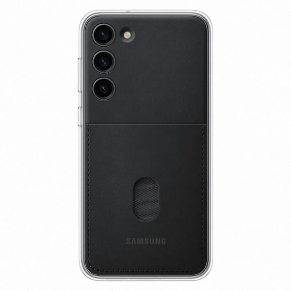 Samsung Galaxy S23+ Frame Cover cover med udskiftelig bagside, sort