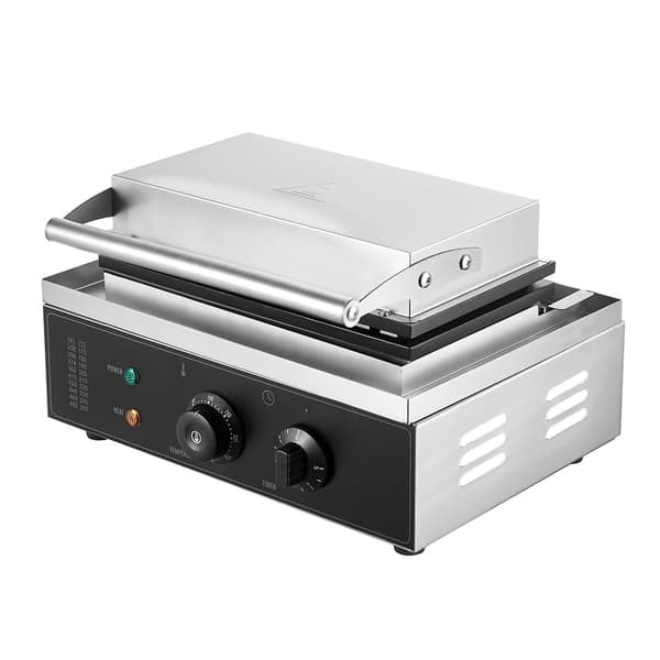 Kommersiell våffeljärn, 6 pinnar 1500 W, temperaturtimer