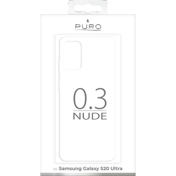 PURO 0.3 Nude - Etui til Samsung Galaxy S20 Ultra (Klar)