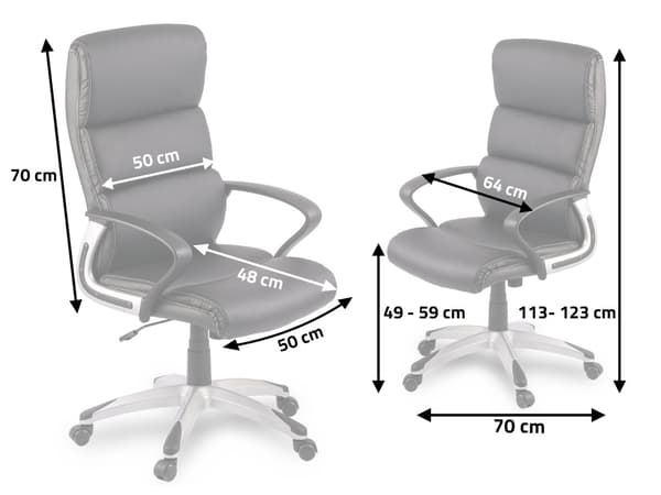 Ergonominen työtuoli Sofotel EG-228 musta
