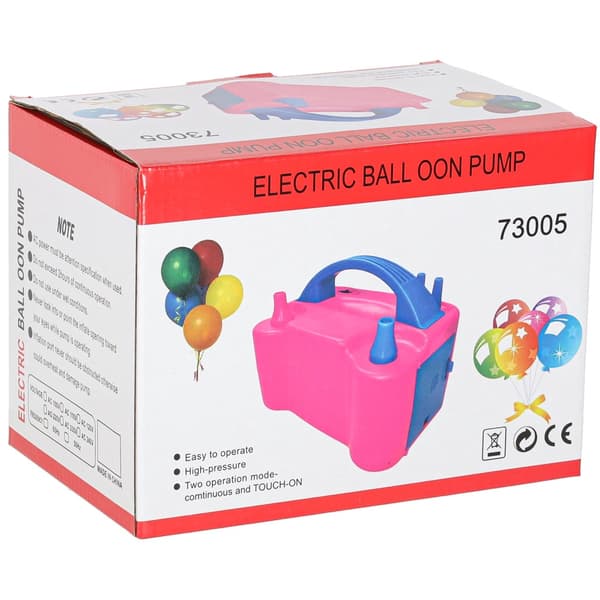 Elektrisk ballongpump 600W, dubbelmunstyckesinflator