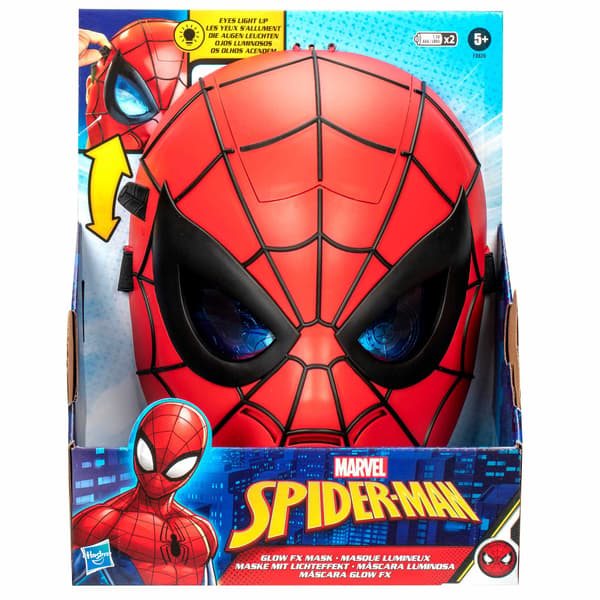 Spider-Man Glow FX-mask med lysande ögonlins