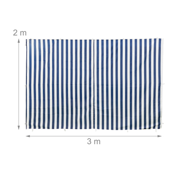 Paviljongin sivupaneelit 3x4m sarja 3 kappaletta