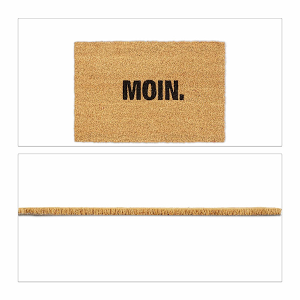 Dørmåtte i kokos "Moin."