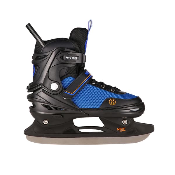 2-i-1 inline- og skøjter, sort-orange, størrelse L (39-43)