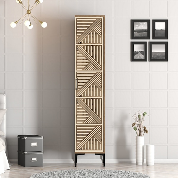 Garderobe Kumsal P - Valnød, Creme
