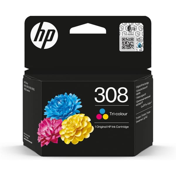 HP Ink 7FP20UE 308 Trefärgad