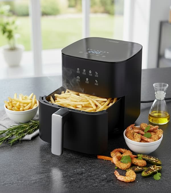 Airfryer 3,5L, Oliefri, 7 madlavningsprogrammer