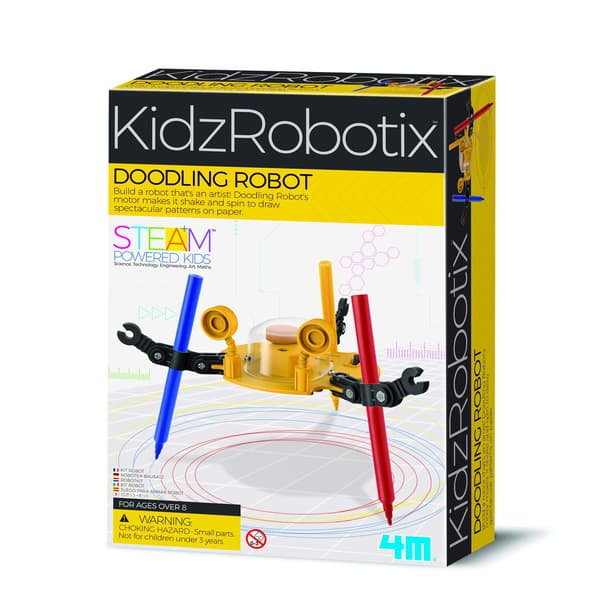 Klottrande robotkit – Skapa konst med vibrerande motor