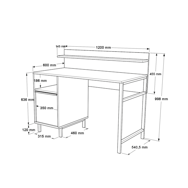 Studiebord On16-S