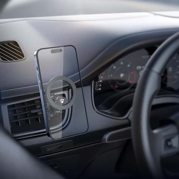 Magnetisk smartphone-bilholder, universel holder til luftventil