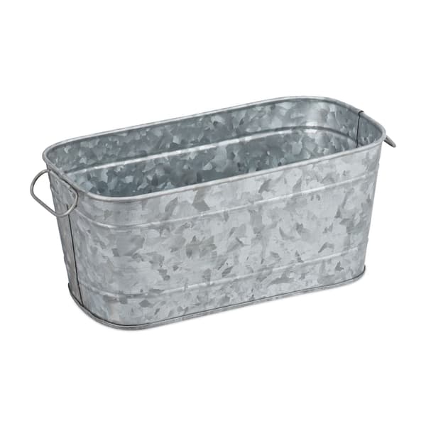 Blomlåda i metall