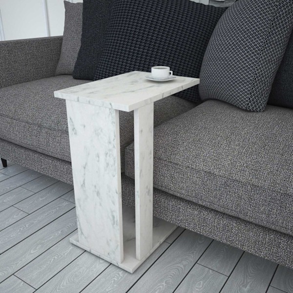 Sidebord Pasific C - Hvid, Sort