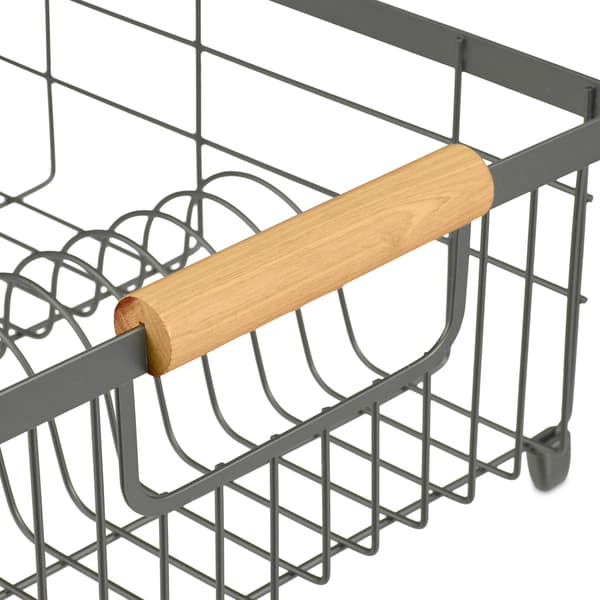 Diskställ med droppbricka och bestickhållare