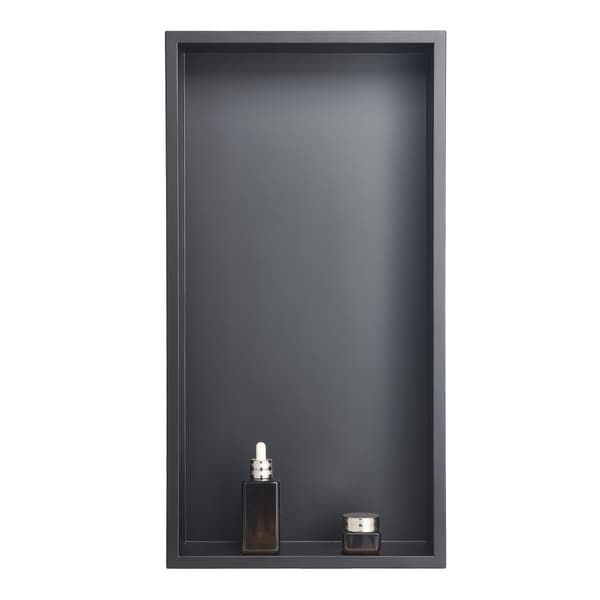Brusniche 13x25 tommer, 304 rustfrit stål, sort