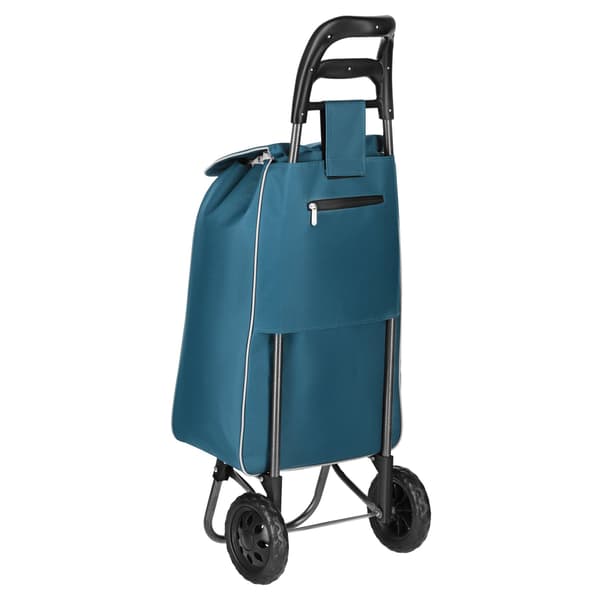 Indkøbsvogn 40L, isoleret, foldbar, turkis