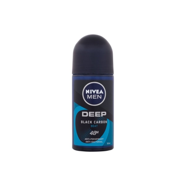 Nivea - Men Deep Black Carbon Beat 48H - For Men, 50 ml
