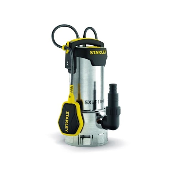 Stanley - Dykpumpe - Rustfrit stål - Beskidt vand - 1100 W