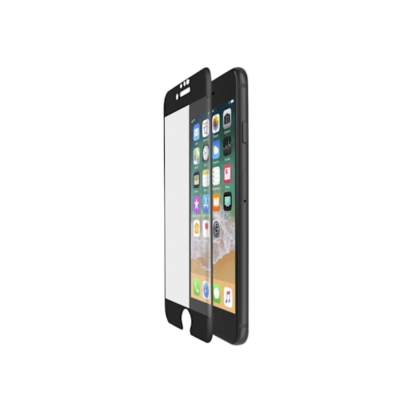 Belkin ScreenForce TemperedCurve - Skærmbeskytter til mobiltelefon - glas - 5,5" - rammefarve sort