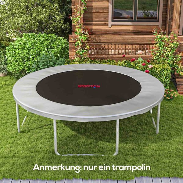 Trampolinerstatningsmåtte, rund, 3,66 m, polypropylen, orange