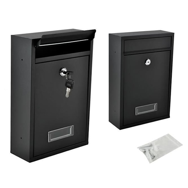 Postkasse S6237 - sort
