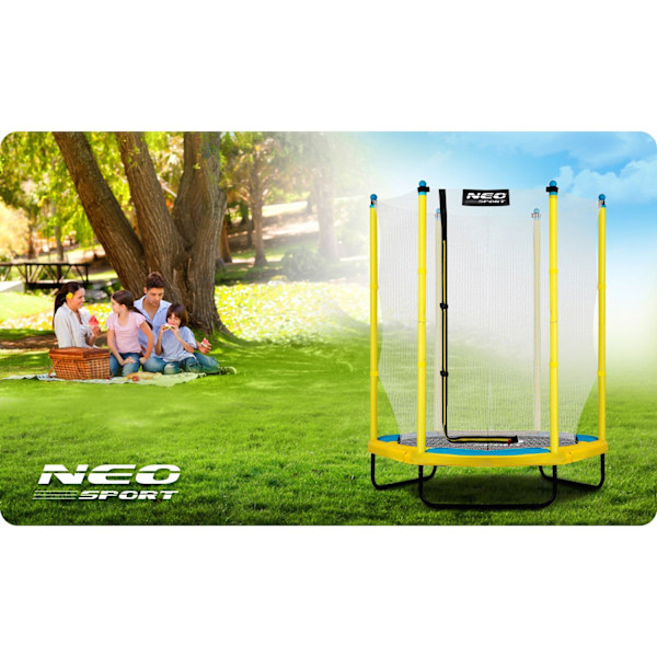 Lasten trampoliini puutarhaan 140 cm (4,5 ft) Neo-Sport