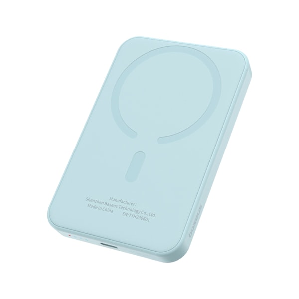 Mini powerbank 5000mAh 20W + USB-C-kabel 20V / 3A blå