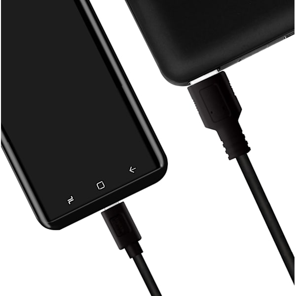 USB-A - USB-C-kaapeli USB 3.2 Gen1 15W 0,15m
