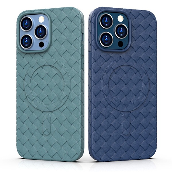 Flätat fodral till iPhone 15 med MagSafe Woven Fodral, svart