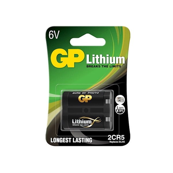 GP Lithium Batteri 2CR5/DL245 1-pak