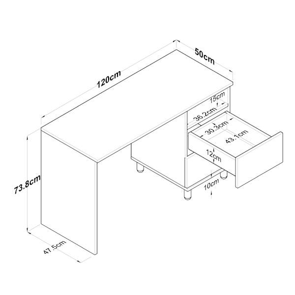 Studiebord HA109 - 2636