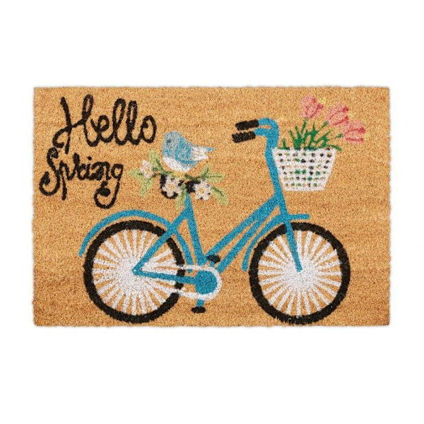 Dörrmatta kokosfiber ”Hello Spring”