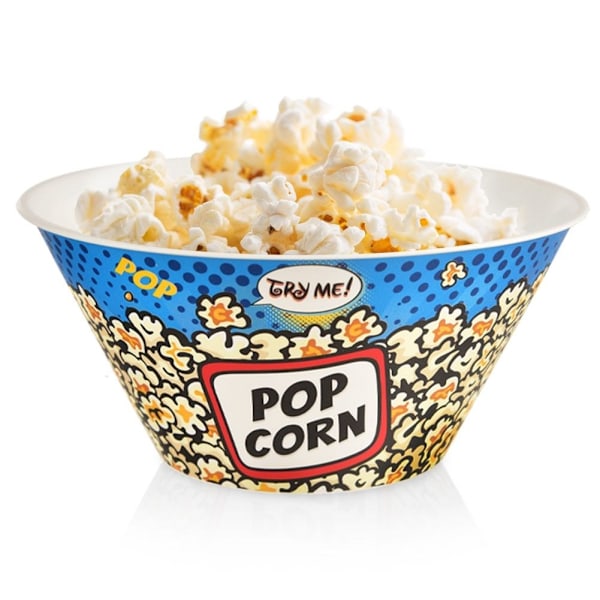 Perfekt skål til popcorn - genanvendelig og høj kvalitet