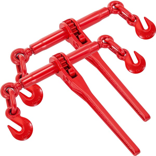 Spärrkedjelastbindare, 3/8–1/2 tum, 9 215 lb, 2-pack