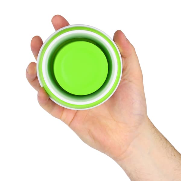 Folding Cup i silikon, 600ml, ljusgrön