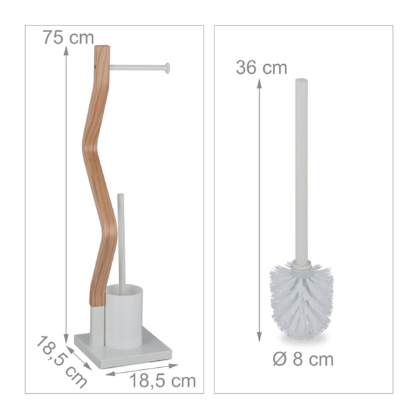 Wc-tuoli näyttää teräkseltä ja puulta