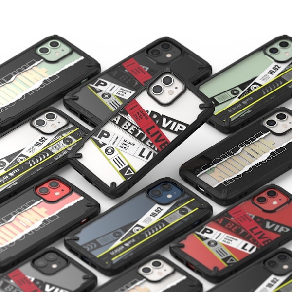 Panssaroitu kotelo rungolla iPhone 12 mini Fusion X Design Routine musta