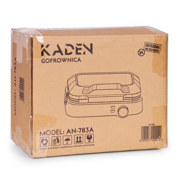 Våffeljärn 1200W, Non-stick, Temperaturkontroll