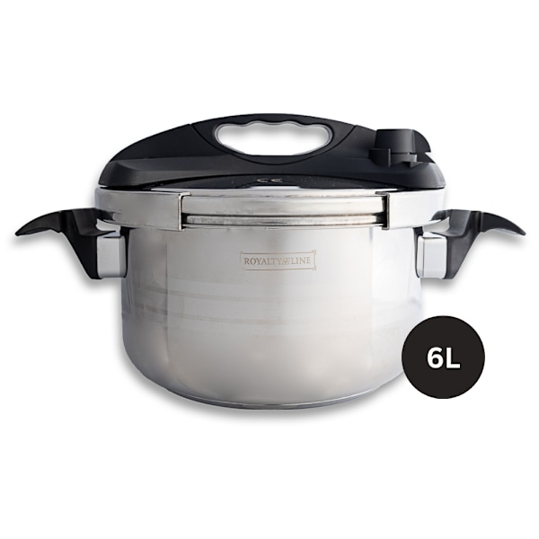 Royalty Line RL-24PS6LM: 26cm marmorbelagd tryckkokare - 6L